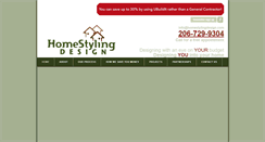 Desktop Screenshot of homestylingdesign.com